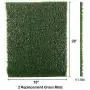 Dog Grass Pad, 2-Pack Portable Grass Pee Pads for Dogs Washable Professional Dog Grass Mat Training Grass Pee Pad for Indoor Outdoor Porches Apartments and Grass Turf Mat Replacement (18 x 28)