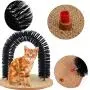 billionaire asia Arch Pet Cat Self Groomer with Round Fleece Base Cat Toy Brush Toys for Pets Scratching Devices billionaire asia Arch Pet Cat Self Groomer with Round Fleece Base Cat Toy Brush Toys for Pets Scratching Devices
