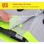 SGODA Dog Cooling Vest Harness Cooler Jacket