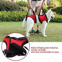 Dog Support Harness, Pet Walking Aid Lifting Pulling Vest Sling Support Rehabilitation for Old & Injured Dogs(M-Front)