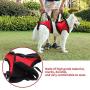 Dog Support Harness, Pet Walking Aid Lifting Pulling Vest Sling Support Rehabilitation for Old & Injured Dogs(M-Front)