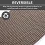 Poils bebe Cat Scratching Pad, Cardboard Reversible Cat Scratcher Large Wide Corrugated Modern Sofa Bed with Catnip (Pack of 4)