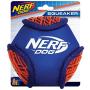 Nerf Dog Force Grip Hex Ball Dog Toy, Lightweight, Durable and Water Resistant, 6 Inches, for Medium/Large Breeds, Single Unit, Blue/Orange