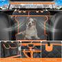 URPOWER 4-in-1 Convertible Dog Car Seat Cover 100% Waterproof Dog Seat Cover Nonslip Dog Hammock 600D Heavy Scratchproof Pet Seat Cover for Cars Back Seat with Mesh Window for Cars Trucks and SUVs