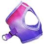 DOGGIE DESIGN American River Step in Mesh Choke Free Reflective Strips Dog Harness Ombre Collection - Raspberry Sundae