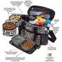 Overland Travel Dog Tote Bag Includes Collapsible Silicone Bowls