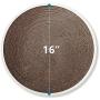 Cozinest Cat Scratcher Pad for Indoor Cats Scratching 3-in-1 Cat Toys Round Cat Scratcher Cardboard Bed for Large Cats and Kitten Scratching Post