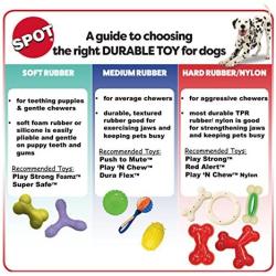 Ethical Pets Dog 54002 Play Strong Rubber Ball Dog Toy Red, Large, 3.75-Inch