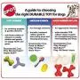Ethical Pets Spot Sensory Rubber Sented Ball Dog Toy