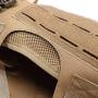 RubRab Tactical Dog Harness Vest Medium with Handle Pulling Military Working Dog Molle Vest with Metal Buckles & Loop Panels Adjustable Harness