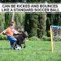 Hyper Pet The Original Quality Grab Tabs Dog Soccer Ball (Indoor-Outdoor Interactive Dog Toy Dog Balls with Easy Grab Tabs) Fun Dog Tug Toy and Dog Ball - 2 Size Options Available