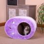 Fervor - PetPals Zest-Fleece and Sisal Horse-Shoe Shaped Scratcher Box, 18 x 10 x 12''