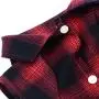 Koneseve Dog Shirt, Pet Plaid Polo Clothes Shirt Cat T-Shirt, Sweater Matching Breathable for Small Medium Large Dogs Cats Puppy Soft Adorable Casual Cozy Halloween Thanksgiving Christmas Costumes