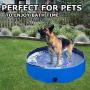 VaygWay Foldable Pet Dog Pool – Portable Swimming Pool Dogs Cats – Bathing Tub and Kiddie Pool – Collapsible Pool for Dogs Cats and Kids