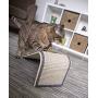 SmartyKat, Sisal Angle Ramp, Cat Scratcher, Interactive Cat Toy, Durable Wooden Structure with Natural Sisal Surface