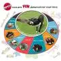Ethical Pet Interactive Seek-A-Treat Flip N Flap Bone Dog Toy Puzzle that will improve your dogs IQ. Specially designed for dog training treats., Multicolor, 10 x 10 x 1.6 inches ; 1.65 pounds (5652)