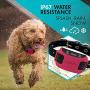 OCEVEN Wireless Dog Fence System with GPS, Outdoor Pet Containment System Rechargeable Waterproof Collar EF851S, Red, for 15lbs-120lbs Dogs with 2pcs Toys for Free