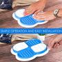 HT-direct Slow Feeder Dog Bowl Slow Food Mat Set Anti-Choke Pet Bowls Non-Slip Base Healthy Food Fun for Small Medium Large Dogs