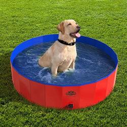 PETMAKER Pet Pool and Bathing Tub-Foldable with Carrying Bag Included