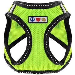 Pawtitas Pet Reflective Mesh Dog Harness, Step in or Vest Harness Dog Training Walking of Your Puppy/Dog - No More Pulling, Tugging, Choking