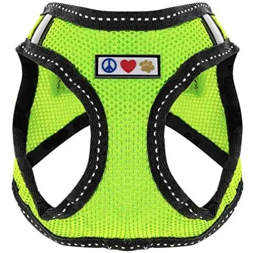 Pawtitas Pet Reflective Mesh Dog Harness, Step in or Vest Harness Dog Training Walking of Your Puppy/Dog - No More Pulling, Tugging, Choking