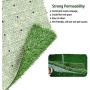 LOOBANI 35in x 23in Extra Large Grass Porch Potty Tray, 2-Packs Replacement Artificial Fake Grass Puppy Training Pads- Portable Dog Patio Potty for Balcony/Apartment Use