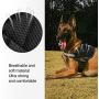 Orinci No Pull Dog Harness for Dogs Adjustable Soft Breathable Padded Pet Vest Reflective Walking Pet Halters with Easy Control Nylon Handle (M, Black)