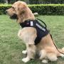 PET OPT Service Dog Vest Harness with Handle Classic Black No Pull Gentle,Adjustable Dog Vest Reflective Easy for Walking Training