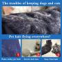 Pet Grooming Brush for Dogs & Cats with Long or Short Hair - Gently Removes Loose Undercoat, Mats, Tangled Hair - Your Dog & Cat Will Love with This Grooming Brush