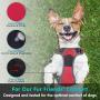 Eagloo Dog Harness No Pull, Walking Pet Harness with 2 Metal Rings and Handle Adjustable Reflective Breathable Oxford Soft Vest Easy Control Front Clip for Small Medium Large Dogs
