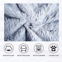 Loyanyy Fluffy Pet Blanket Warm Soft Blankets for Dog Puppy Cat Flannel Throw Dog Bed Covers Pure Plush Mat