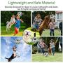 Dog Soccer Ball, Interactive Dog Toys Balls for Large Medium Dogs with Grab Tabs,Rubber Dog Tug/Water Toy for Outdoor,Indestructible Durable Giant Presents Gifts Ball for Small Dogs, 6 Inch