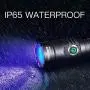 395nm UV Flashlight, COSMOING Rechargeable Black Light Flashlight, LED Flashlight 18650 Battery IP65 Water-resistant Pet Urine Detector for Dog Cat Stains, Scorpion, Bed Bug, Household