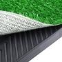 TSIANHUZY Dog Grass Pad with Tray, Artificial Turf Dog Grass Pee Pad Potty Training for Indoor Outdoor Use, Washable Replacement Potty Mat for Puppy and Small Pet - with a Pet Poop Pick-up Tool