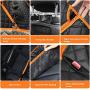 URPOWER 4-in-1 Convertible Dog Car Seat Cover 100% Waterproof Dog Seat Cover Nonslip Dog Hammock 600D Heavy Scratchproof Pet Seat Cover for Cars Back Seat with Mesh Window for Cars Trucks and SUVs