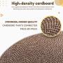 VIRTUAL UNIQUE Cartoon Cat Scratcher - Eco-Friendly - Non-Toxic - Fresh Catnip Included - Cat Scratch Pad Fits Cats - Available in Yellow or Black Colors - 16 x 16 x 4 inches