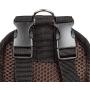 Pet Life Mooltese Large-Pocketed Compartmental Animated Dog Harness Backpack, Medium, Brown