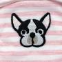 Stock Show 1PC Dog Cute Summer Cotton Stripe Sanitary Pantie with Adjustable Strap Suspender Physiological Pants Pet Underwear Diapers Jumpsuits for Girl Dogs Medium Large Corgi French Bulldog, Pink