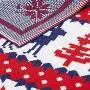 Blueberry Pet Super Soft Cozy Ugly Christmas Reindeer Knitted Throw Blanket, 50” x 60”, Tango Red & Navy Blue Blueberry Pet Super Soft Cozy Ugly Christmas Reindeer Knitted Throw Blanket, 50” x 60”, Tango Red & Navy Blue