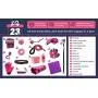 Puppy Starter Kit - Puppy Supplies, Accessories. 23 pc Kit for Puppies has Feeding Bowls, Lick Mat, Training Aids, Leash, Collar, Toys, Potty Training Bells & More for New Girl Puppies