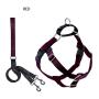 2 Hounds Design Freedom No Pull Dog Harness | Adjustable Gentle Comfortable Control for Easy Dog Walking |for Small Medium and Large Dogs | Made in USA | Leash Included