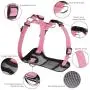Coastal - Walk Right - Front-Connect Padded Dog Harness, Red, MED (20''-30'')