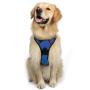rabbitgoo Dog Harness, No-Pull Pet Harness with 2 Leash Clips, Adjustable Soft Padded Dog Vest, Reflective No-Choke Pet Oxford Vest with Easy Control Handle for Small Dogs, Black, S