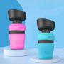 Pet Water Bottle for Dogs,Dog Travel Water Bottle,Upgraded 2 in 1 Drinking Cup Dispenser for Pets,with 2 Collapsible Bowls,Leakproof Foldable Food Bowl for Outdoor Travel Walking Hiking BPA Free